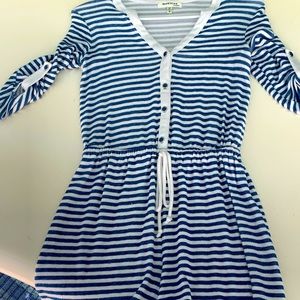 Size small (4-6) terry romper in excellent condition - Wear as a coverup or solo